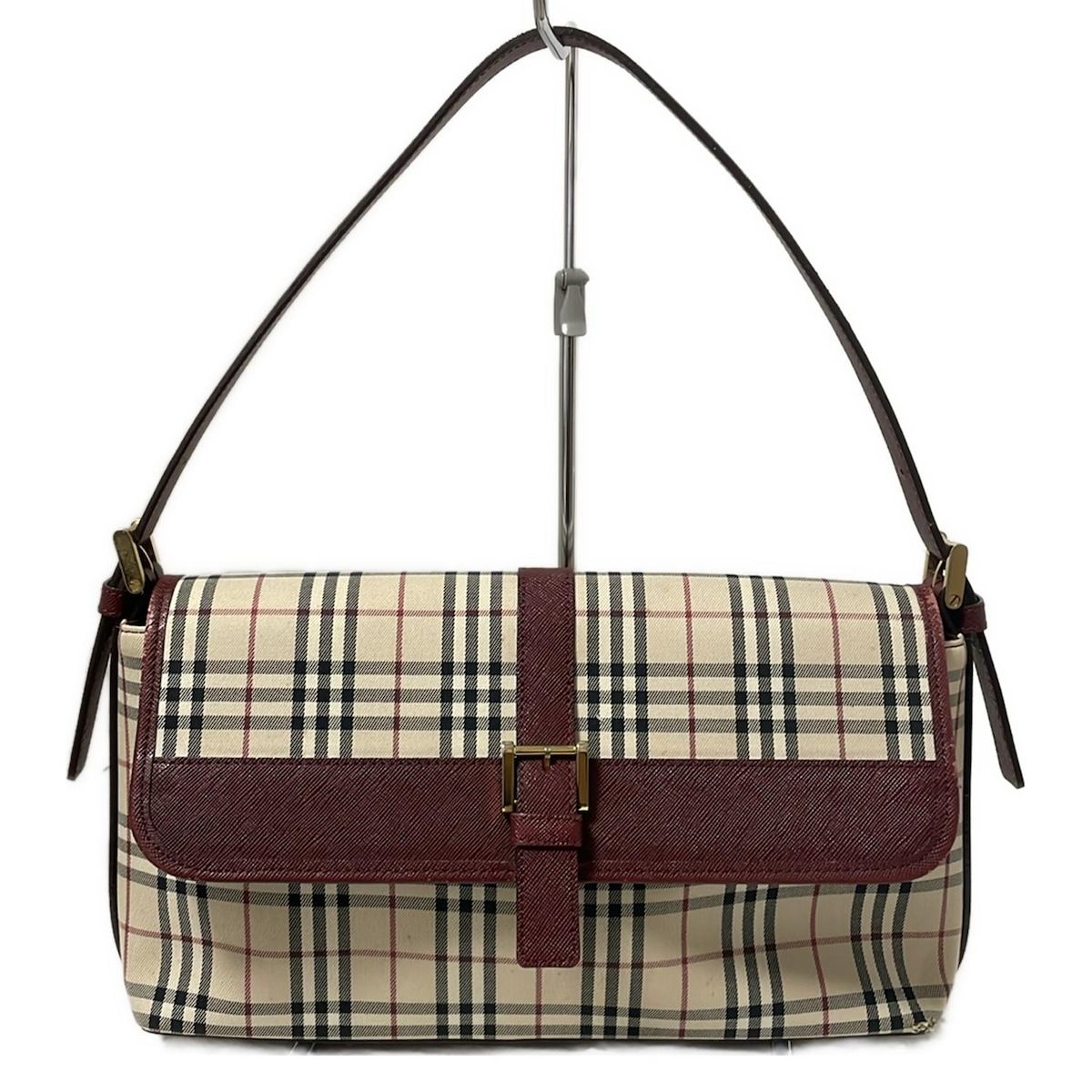 バッグBURBERRY バーバリー バーバリー ショルダーバッグ - チェック柄