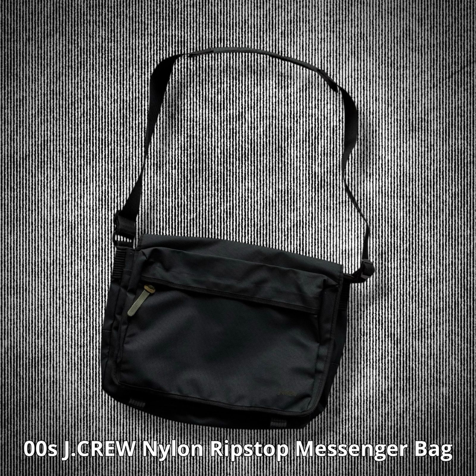 00s J.CREW Nylon Ripstop Messenger Bag ジェイクルー ナイロン 