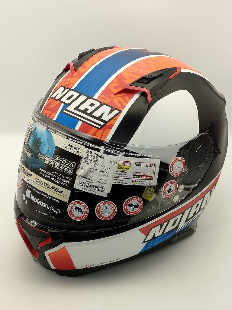 NOLANヘルメット N87 Mサイズ 未使用 NOLAN フルフェイスヘルメット N87 RINS 95 【Mサイズ(57-58cm