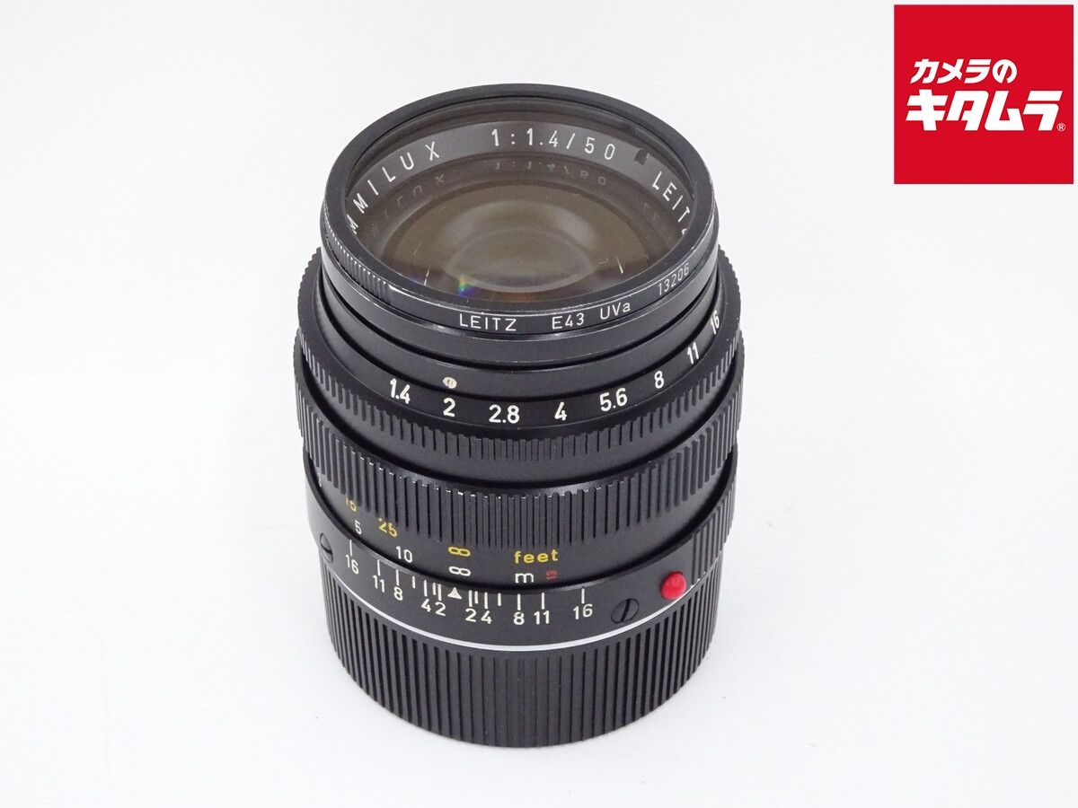 難あり品 ライカ ズミルックスM 50mm F1.4 E43 ブラック