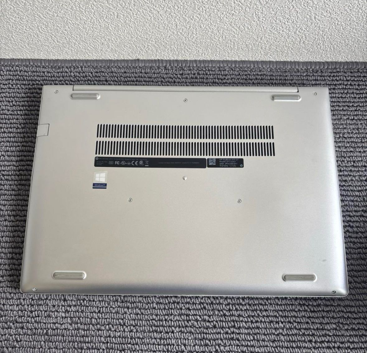 HP ProBook 450 G7 i5-10210U メモリ16GB SSD 256GB Win11 指紋