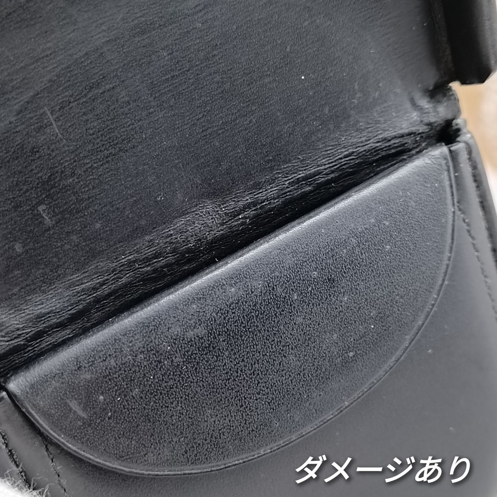 美品✨カルティエ　ケース　馬蹄型　マストライン　黒　パシャドゥ　レザー 美品✨カルティエ コインケース 馬蹄型 マストライン 黒