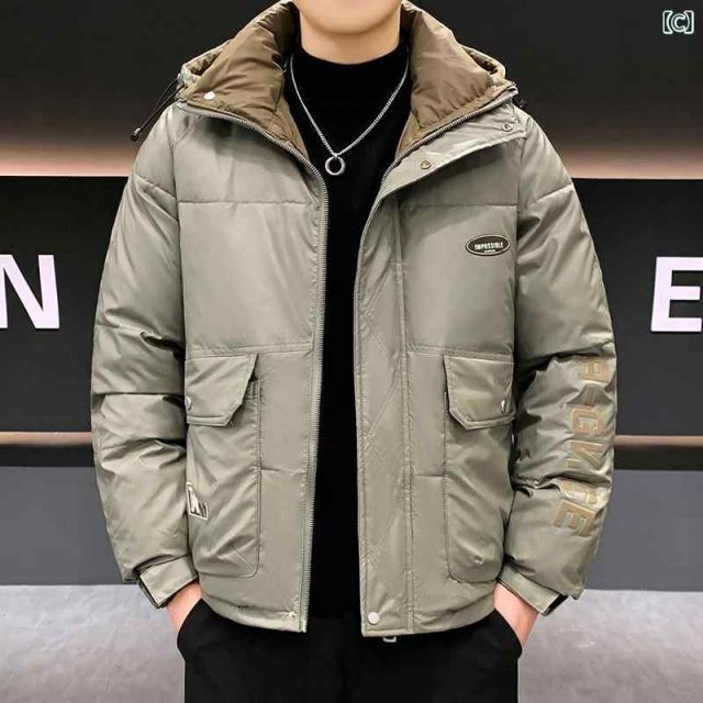 3XL 春 コーデ メンズ 服 シンプル ファッション オシャレ 大人 かっこいい 大きいサイズ ストリート 紳士服 ダウン ジャケット 軽 厚手 フード付き 冬 暖かい WWW_OLIVIERBERNSTEIN_COM