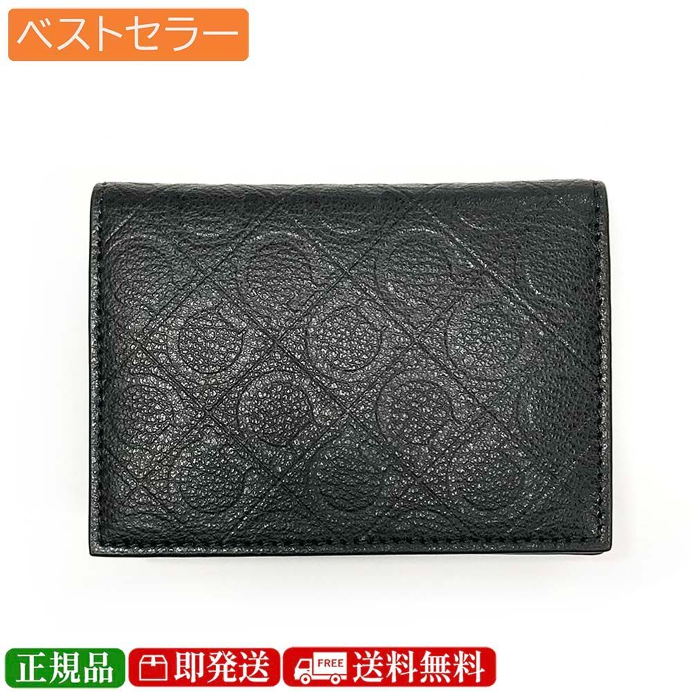 FERRAGAMO フェラガモ 66 1661 0783772 NERO 名刺入れ ビジネスカードケース メンズ ガンチーニ ブラック