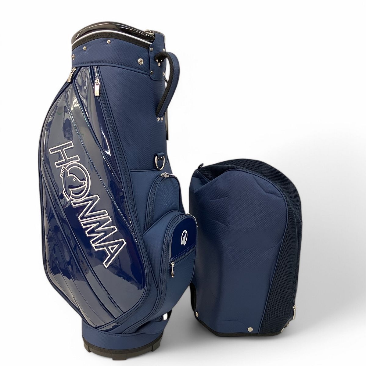 HONMA CB12412 キャディバック 9型 メンズ ネイビー 47インチ対応 ゴルフバッグ ゴルフ用品 ホンマゴルフ Z9919706