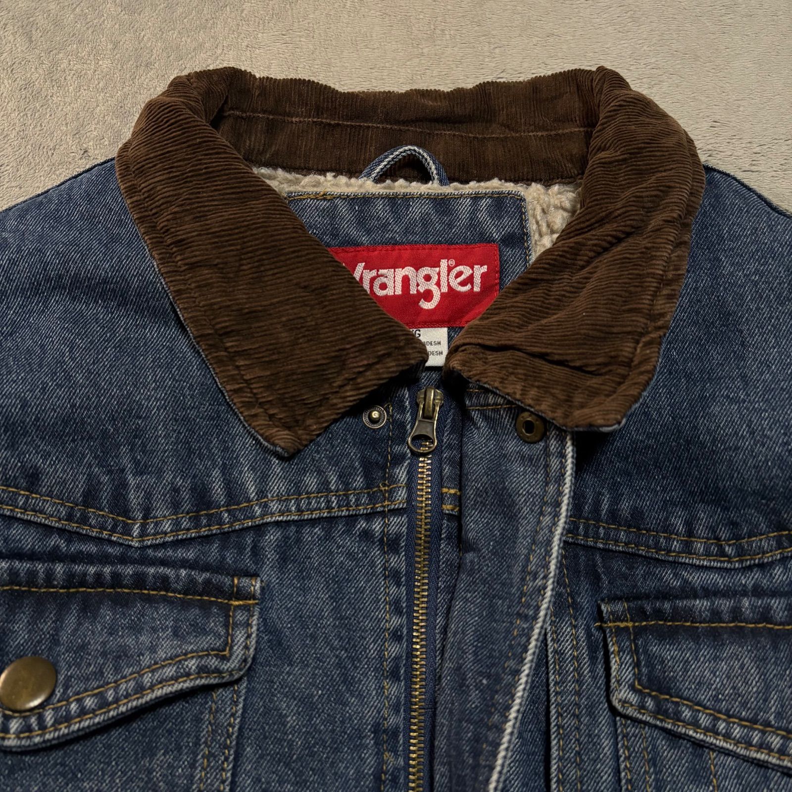 Wrangler ラングラー SHERPAJACKET シェルパジャケット DenimCoveralls