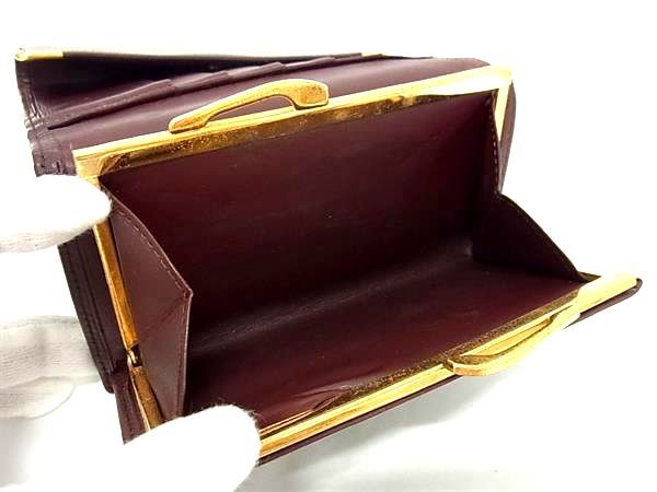 Cartier カルティエ マストライン レザー 三つ折り がま口 財布