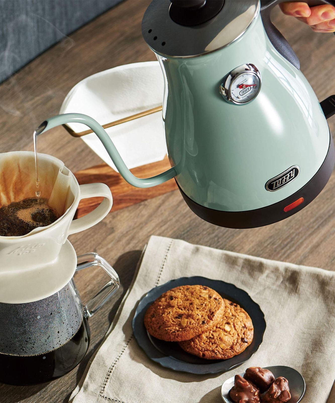 温度計付き電気ケトル