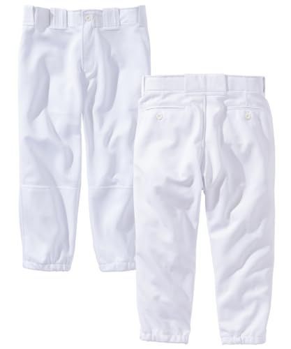 Size 160_Color ホワイト ニッセン 野球 パンツ ズボン ショート丈 セット 2枚組 ユニフォーム 練習着 男の子 女の子 子供 ジュニア 白 160