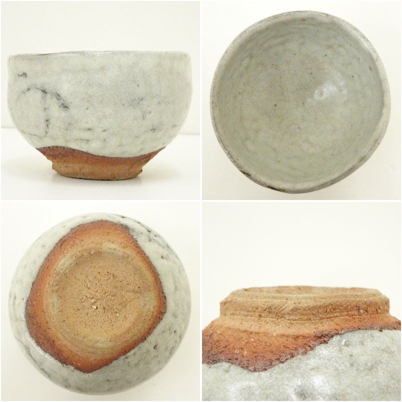 Ｍ１６２　茶碗　『清水保孝造』『油滴茶碗』　抹茶碗　共箱　茶道具 京焼 清水保孝造 灰釉鉄文茶碗（共箱） 茶道 抹茶 おしゃれ 抹茶