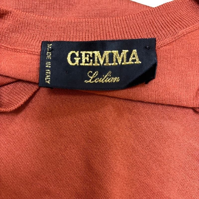 Leilian（レリアン）× GEMMA（ジェンマ）長袖セーター　13号　秋　テラコッタ Leilian（レリアン）× GEMMA（ジェンマ）レディース ニット 長袖