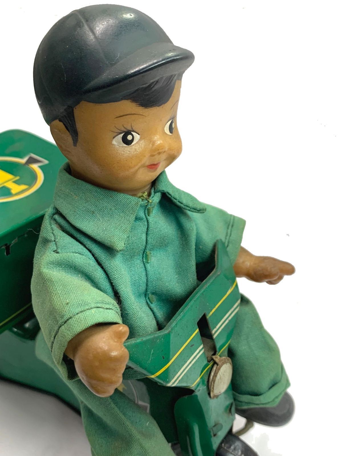 昭和 /年代物 レトロ/ 中国製 ブリキのおもちゃ/自転車に乗った