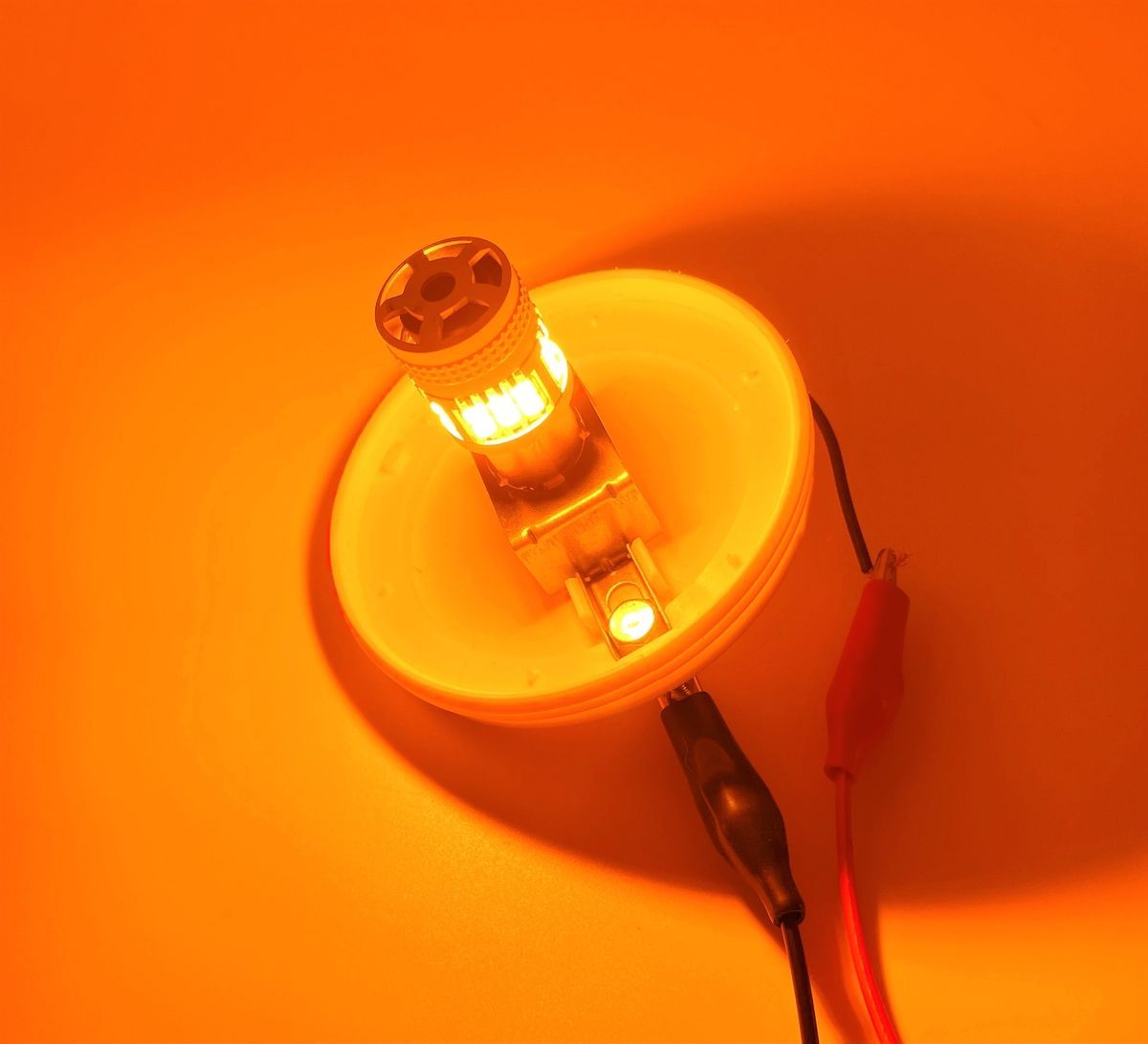 絆 ドアサイドマーカー 日野用 LED抵抗内蔵オレンジバルブ付