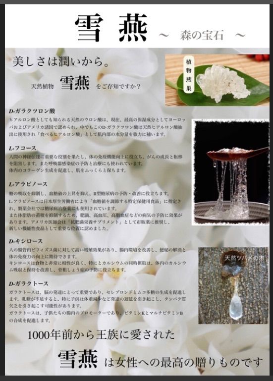 台湾高級デザート「雪燕」2個セット 食べるヒアルロン酸 植物性ツバメ