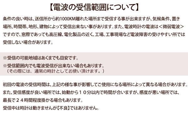 新品】さんてる 日本製 レトロ 八角 電波外振り子 植え文字