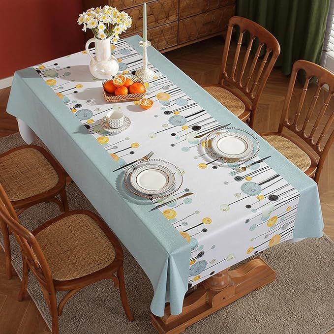 テーブルクロス テーブルカバー 撥水加工 長方形 北欧 おしゃれ 防油 無地 耐熱 耐久 汚れ防止 厚手 ずれにくい 食卓カバー防油  Amazon｜SOHELA テーブルクロス ビニール 撥水 テーブルカバー 長方形 北欧 70*120cm ins風 花柄 防水 防油 耐熱 汚れ防止  すべり止め ずれ ... テーブルクロス テーブルカバー 撥水加工 防水 防油 北欧 無地 長方形 汚れ防止 耐久 おしゃれ 厚手 ポリエステル ずれにくい