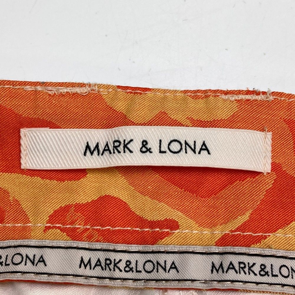 マークアンドロナ　ピンクカモフラスカート　Lサイズ MARK&LONA マークアンドロナ スカート ピンク スカル×カモフラ