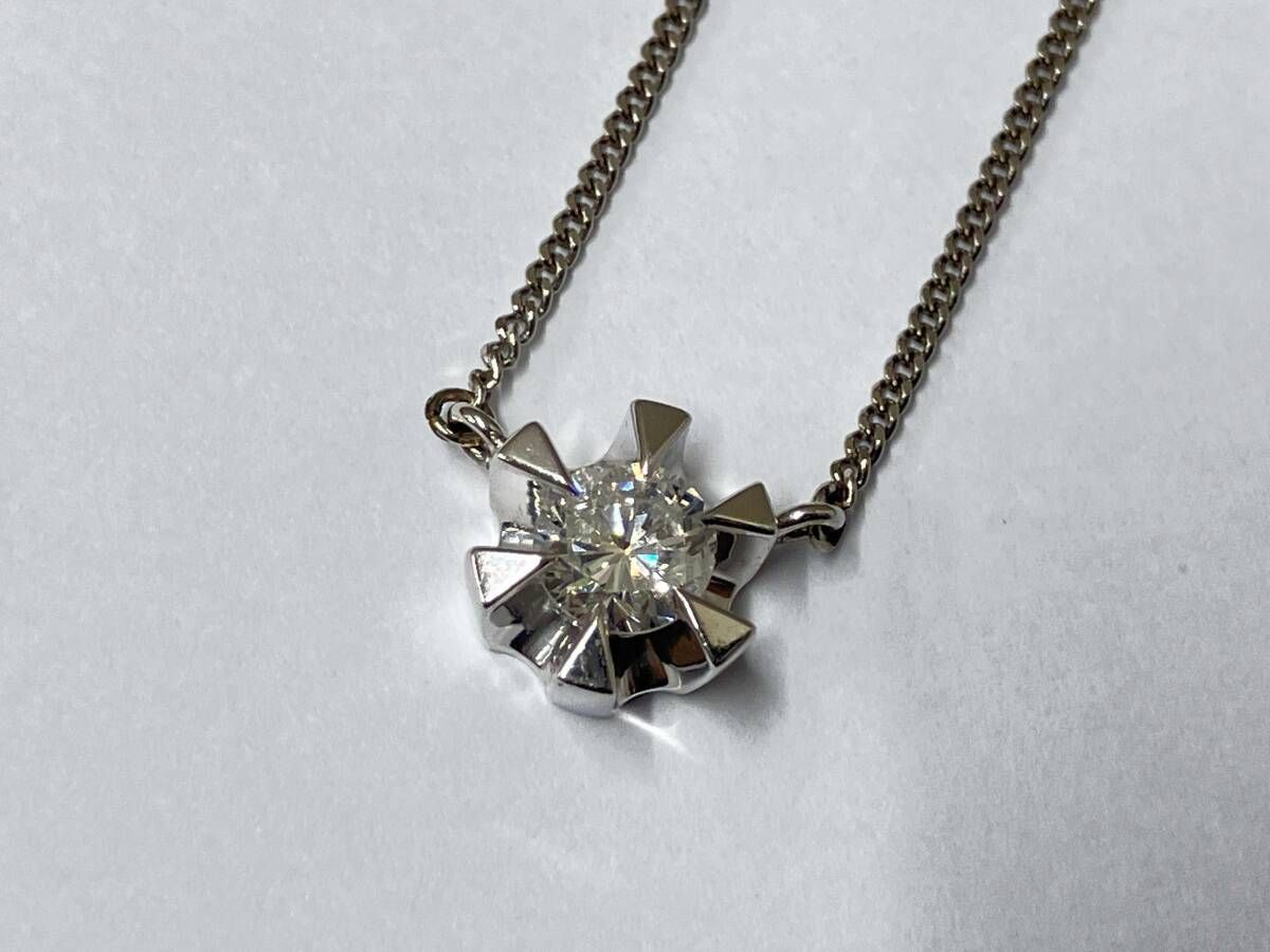 pt850 ネックレス ダイヤモンド 鑑定済み 40cm アジャスター付き 4°C】Pt850ダイヤモンドネックレス(NO.48722) – JEX宝石