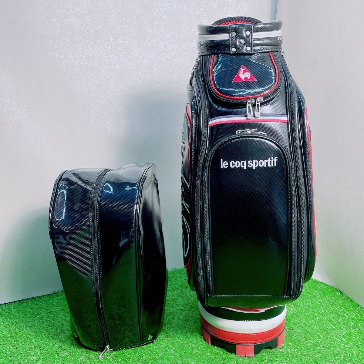 ゴルフ キャディバッグ ルコックスポルティフ 3点式 9.5型 NTE0162 le