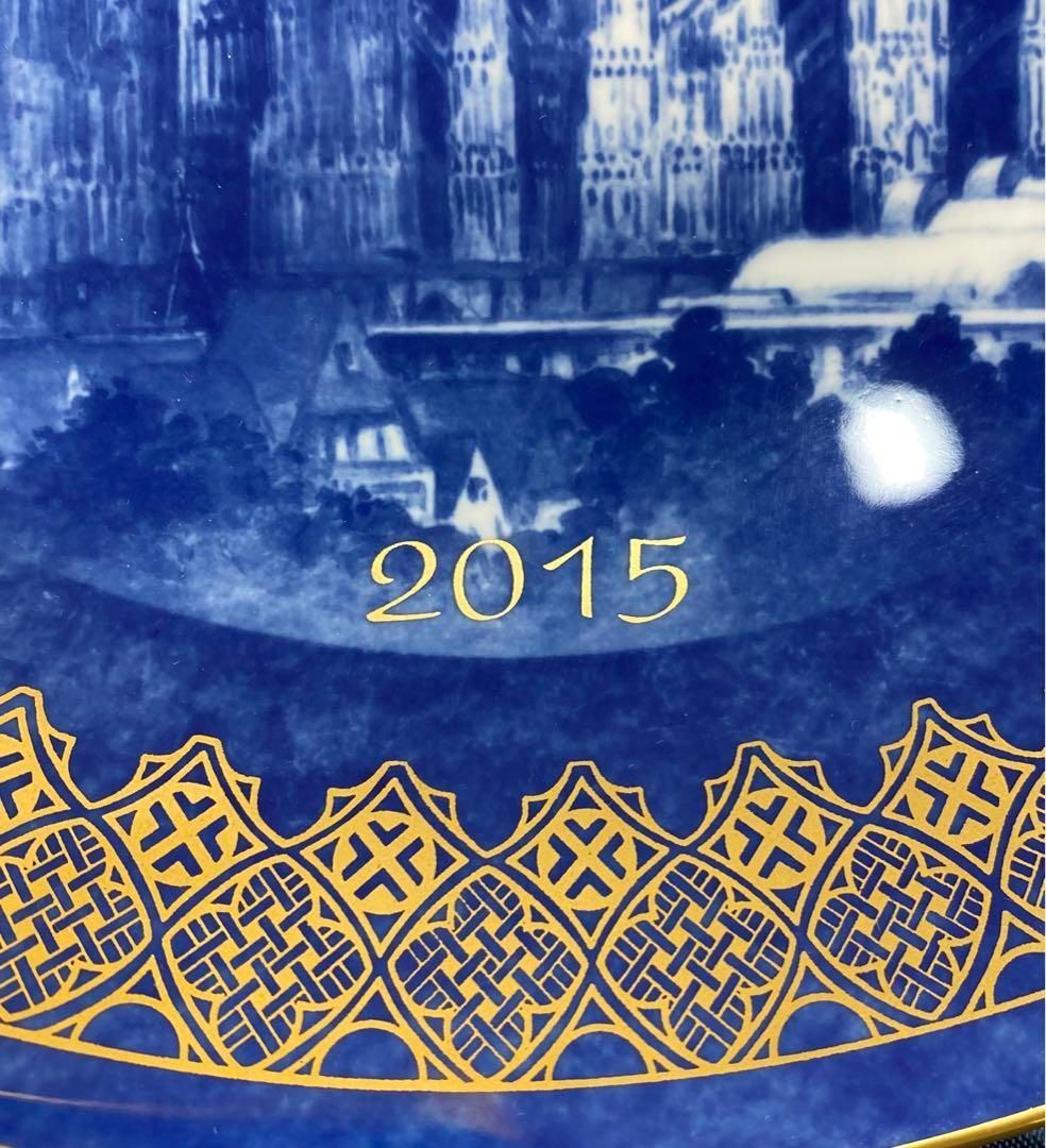 ☆洋3 マイセン2015年 イヤープレート 「ケルン大聖堂」共箱 直径26.5 ☆洋3 マイセン2015年 イヤープレート 「ケルン大聖堂」共箱 直径26.5