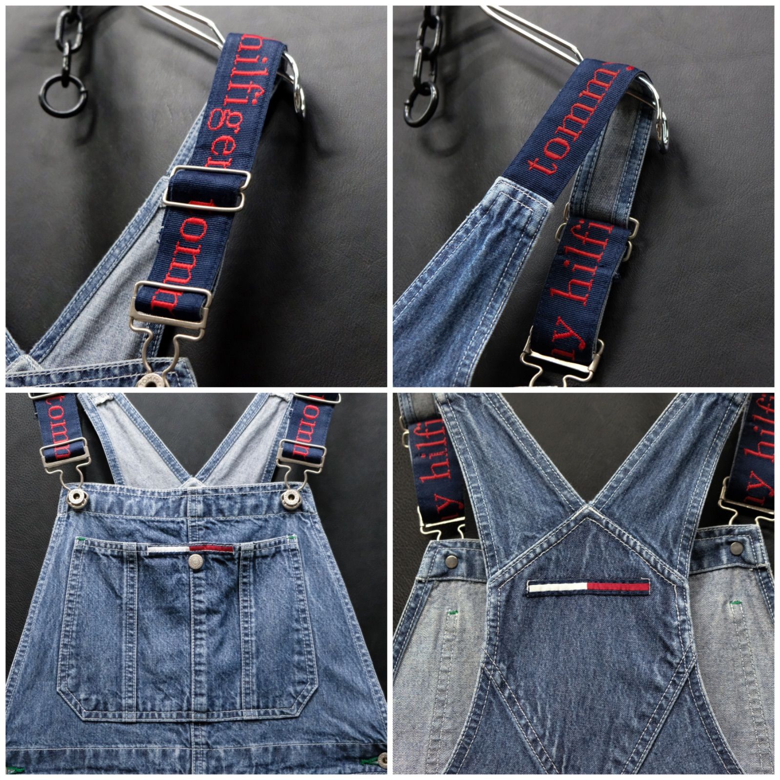 90's Tommy Jeans デニムオーバーオール XS/約82cm サロペット トミーヒルフィガー トミージーンズ ビンテージ 古着 90年代  00s y2k - メルカリ