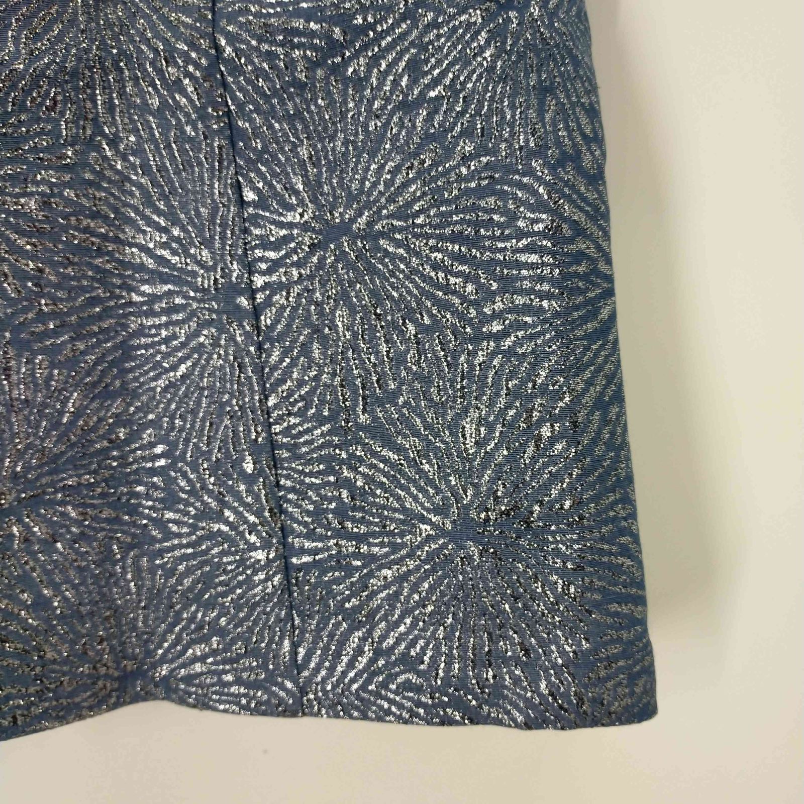 ヴァネッサセワード VANESSA SEWARD ラメ総柄 センタープリーツ ミニ  