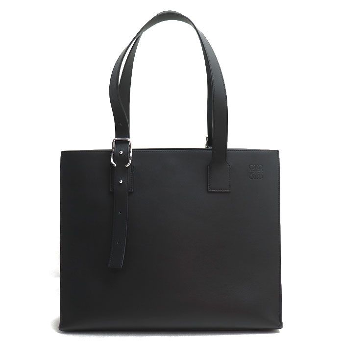 LOEWE ロエベ バックル ホリゾンタル トートバッグ ブラック B692K96X06 メンズ