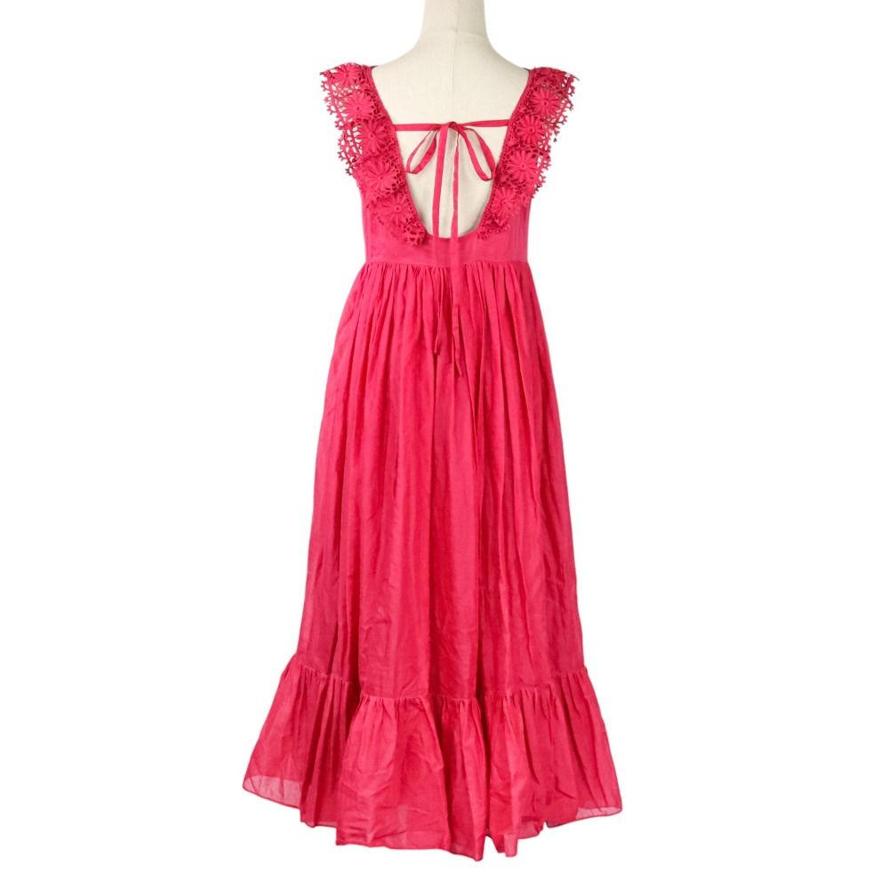 美品 20SS RED VALENTINO レッドヴァレンティノ レース ギャザー