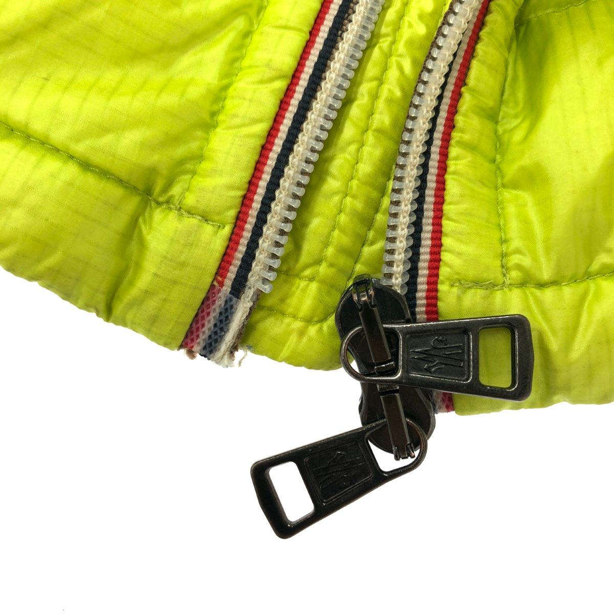 MONCLER モンクレール GIEN GILET ダウン ベスト サイズ:2 ネオン