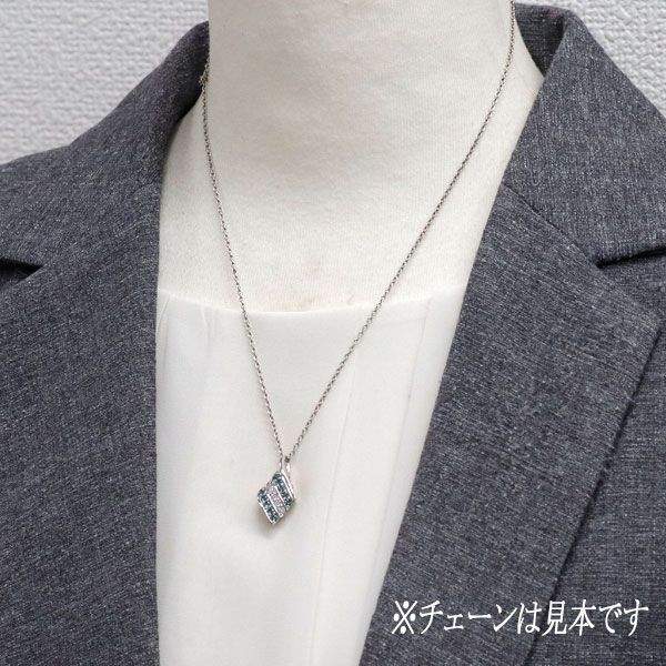 希少 Pt900 アレキサンドライト ダイヤモンド ペンダントトップ