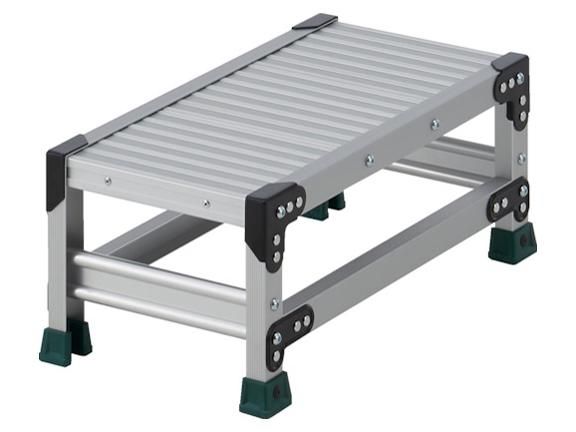 2営業日で発送 TRUSCO トラスコ中山 TRUSCO 作業用踏台 1段 高さ0.25m 天板300×600 TSF13625 8000