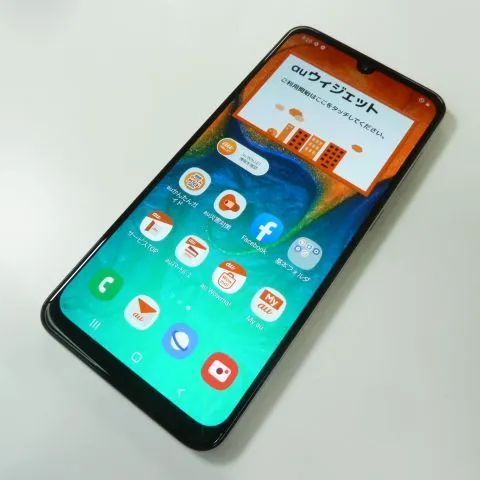 中古】 Galaxy A30 SCV43 ホワイト au SIMロック解除済 - メルカリ