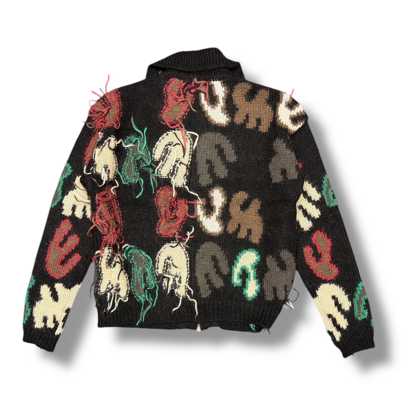 未使用品 ANDERSSON BELL Rainbow Intarsia Zip-Up Cardigan