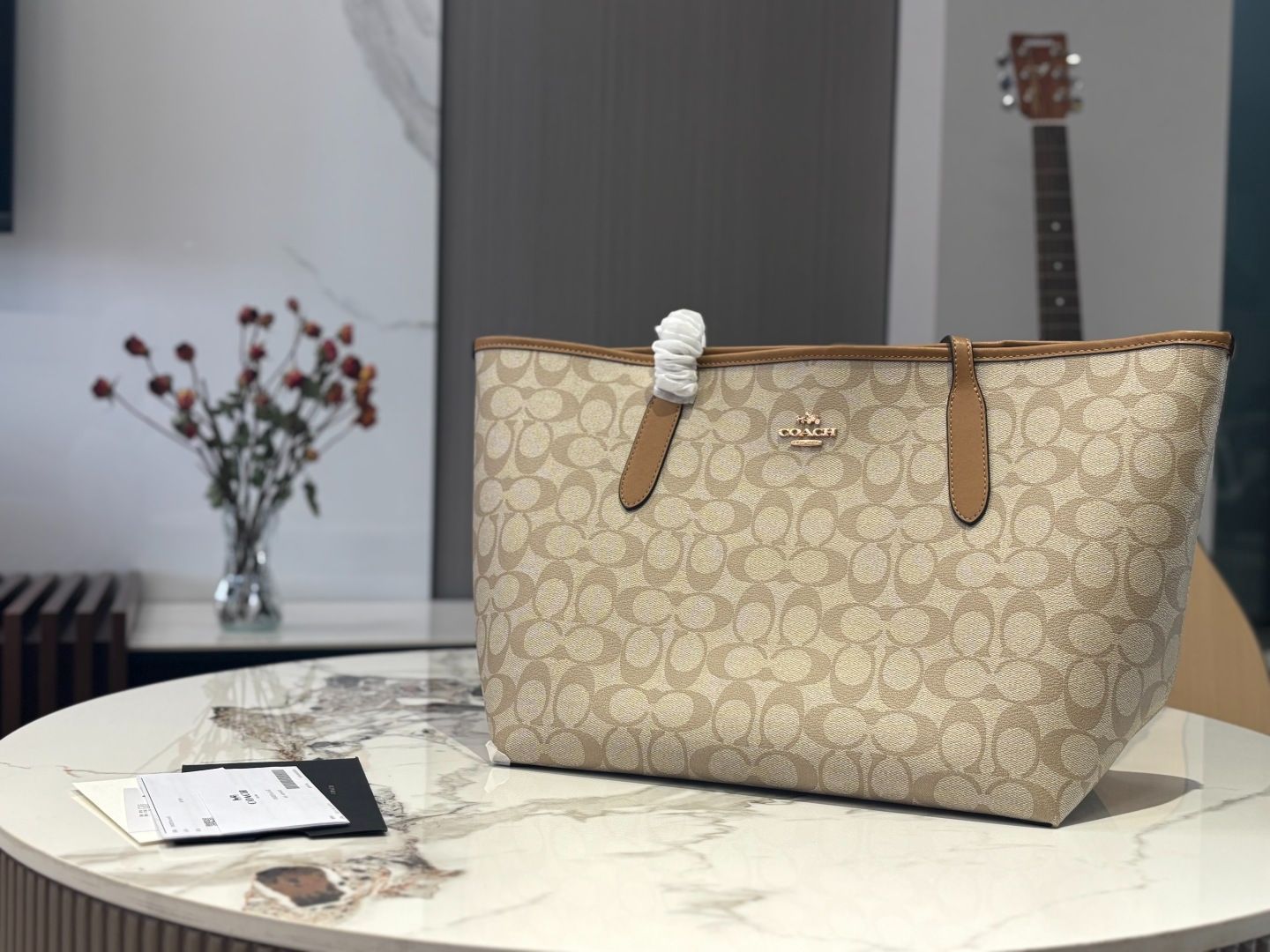 今日 COACH City 33 Snap Tote Bag - コーチ City 33 吸扣トートバッグ-MM輸入2