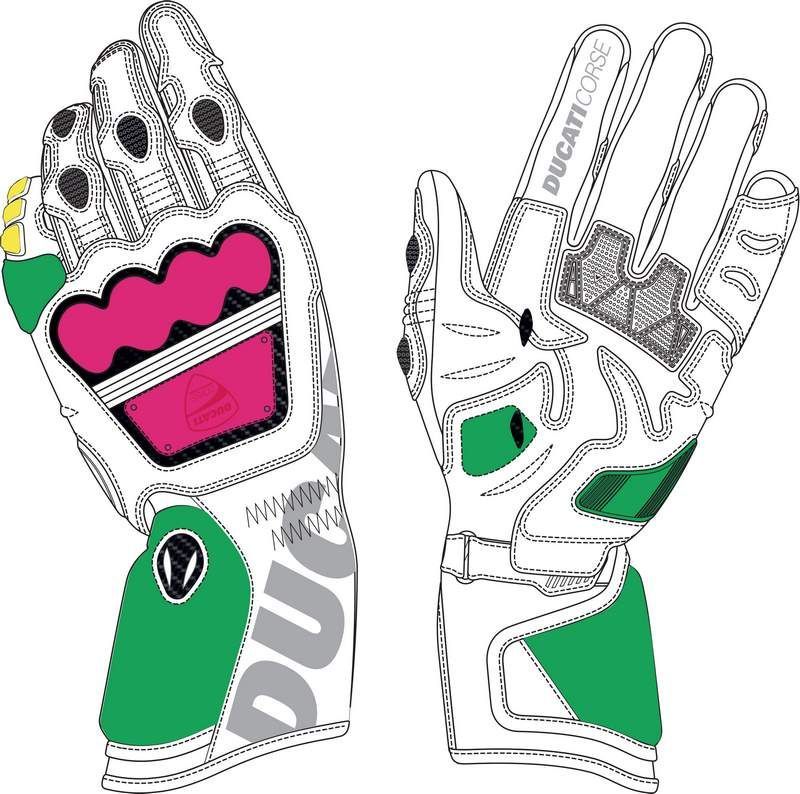 Ducati / ドゥカティ純正 Corse C5 レザーグローブ サイズ : XL