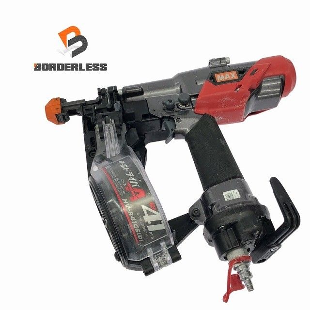 MAX マックス ねじ打機 ターボドライバ HV-R41G6 D -G 4モード搭載 エアダスタ機構 ビス打ち機 グレー 116630