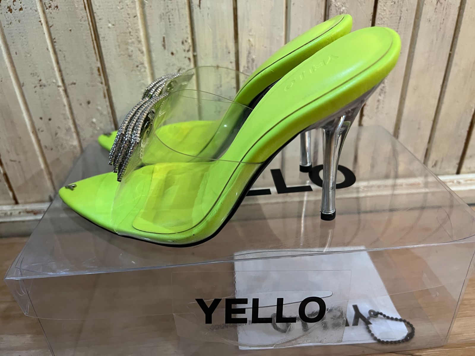 yello クリア　ハイヒール　S yello クリア ハイヒール S