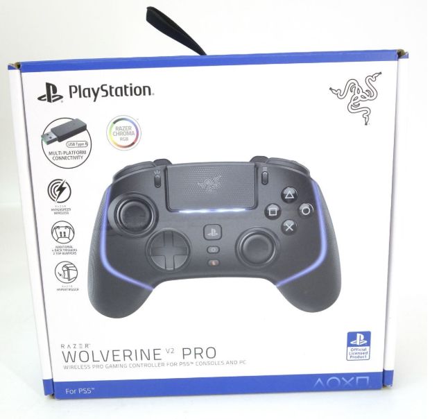 Razer レイザー Wolverine V2 Pro ワイヤレス コントローラー プレイステーション PS5-PC対応