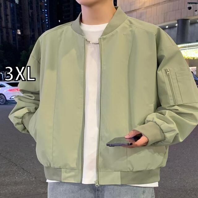 [3XL]秋冬 コーデ メンズ  服 シンプル ファッション オシャレ 大人 かっこいい 大きいサイズ ストリート 紳士服 ジャケット アウター アウトドア カジュアル フライト 防水 ジッパー