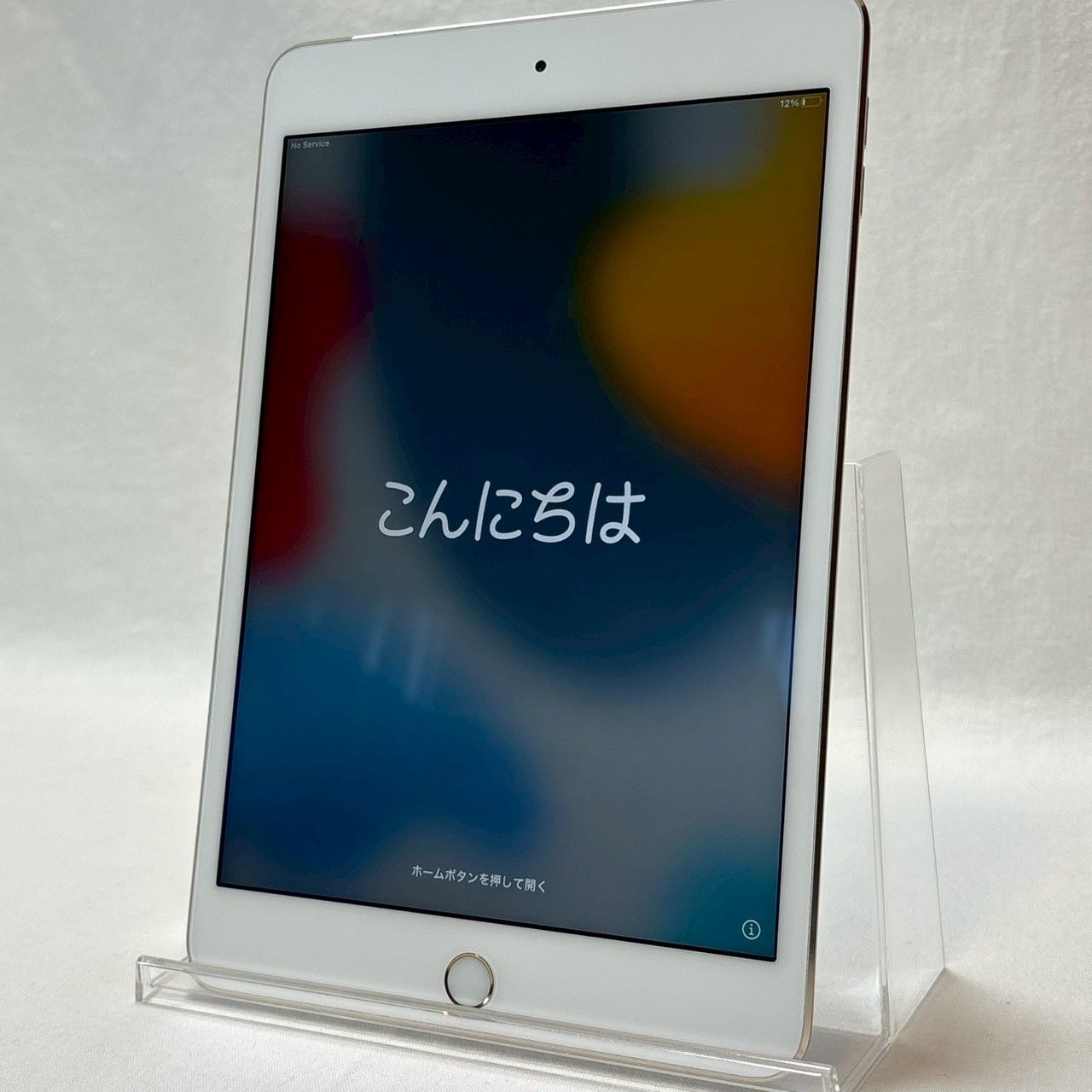 iPad|mini|4|32GB|ゴールド|SIMロックあり|au|バッテリー良好|No.1281