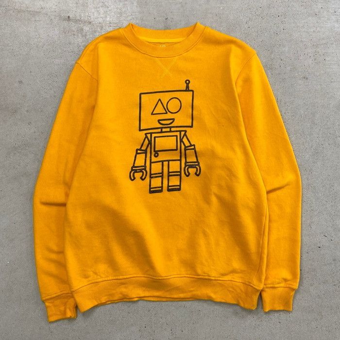 APPOINTMENT ONLY キャラクタープリント スウェットシャツ ロボット メンズM 
