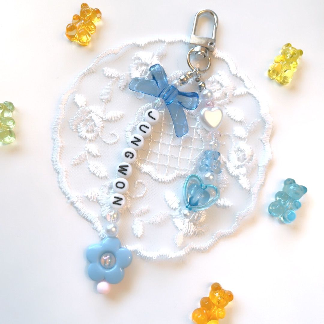 210616I】ビーズ キーホルダー 韓国 オーダー stayc aespa 【公式通販】