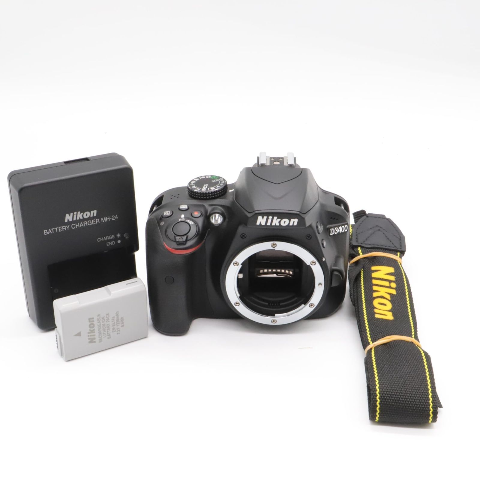 ほぼ新品】Nikon デジタル一眼レフカメラ D3400 ボディー ブラック