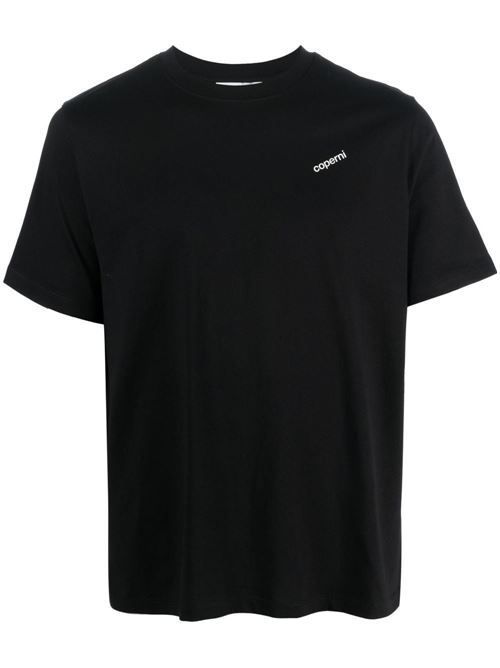 コペルニ ロゴ入りコットンTシャツ