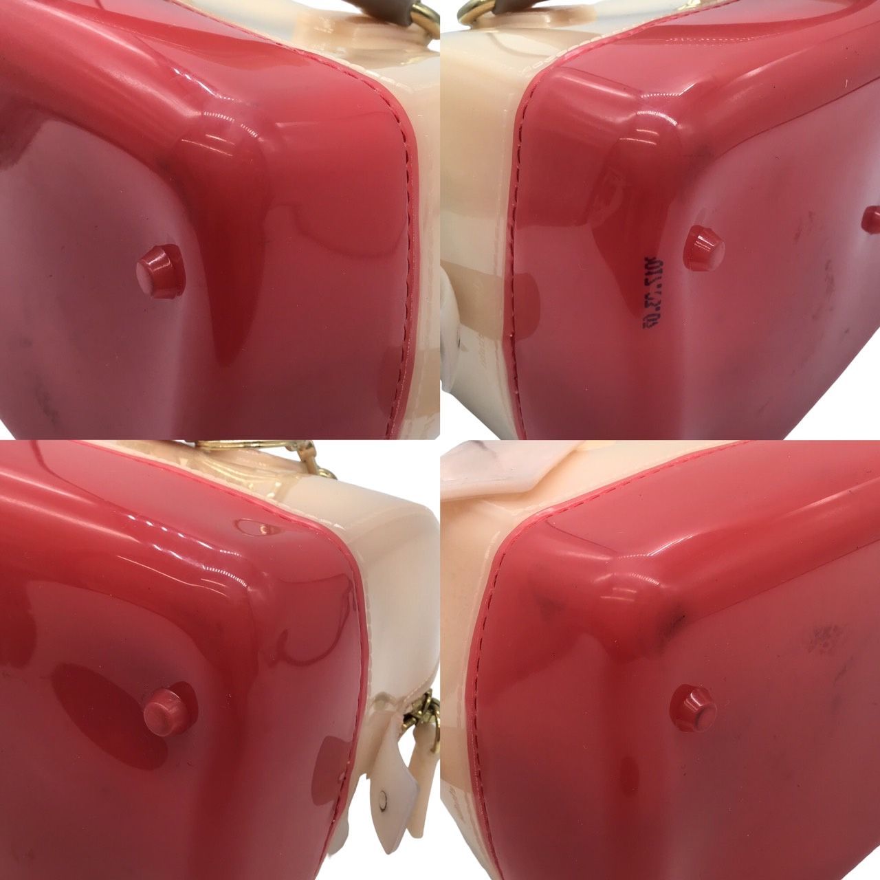 FURLA フルラ キャンディ ミニボストン PVC 塩化ビニール ハンドバッグ 