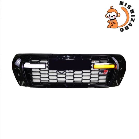 トヨタ ランドクルーザーLC100用 ブラック ABS製 中網 GRスタイル 08-15年モデル対応 保護 装飾パーツ