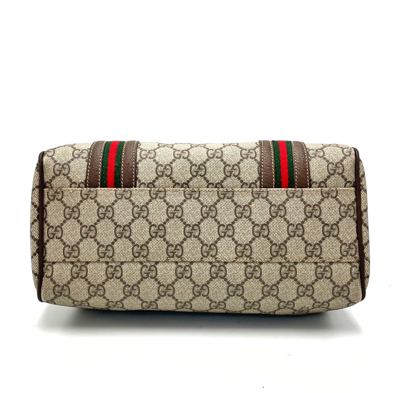 ✨GUCCI✨ミニボストン GGスプリーム ロゴ金具 シェリーライン