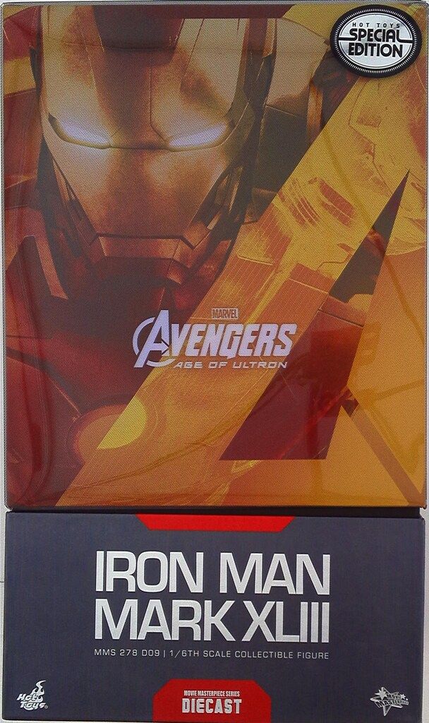 HOTTOYS MOVIE MASTERPIECE DIECAST IRON MAN MARK 43 SPECIAL EDITION