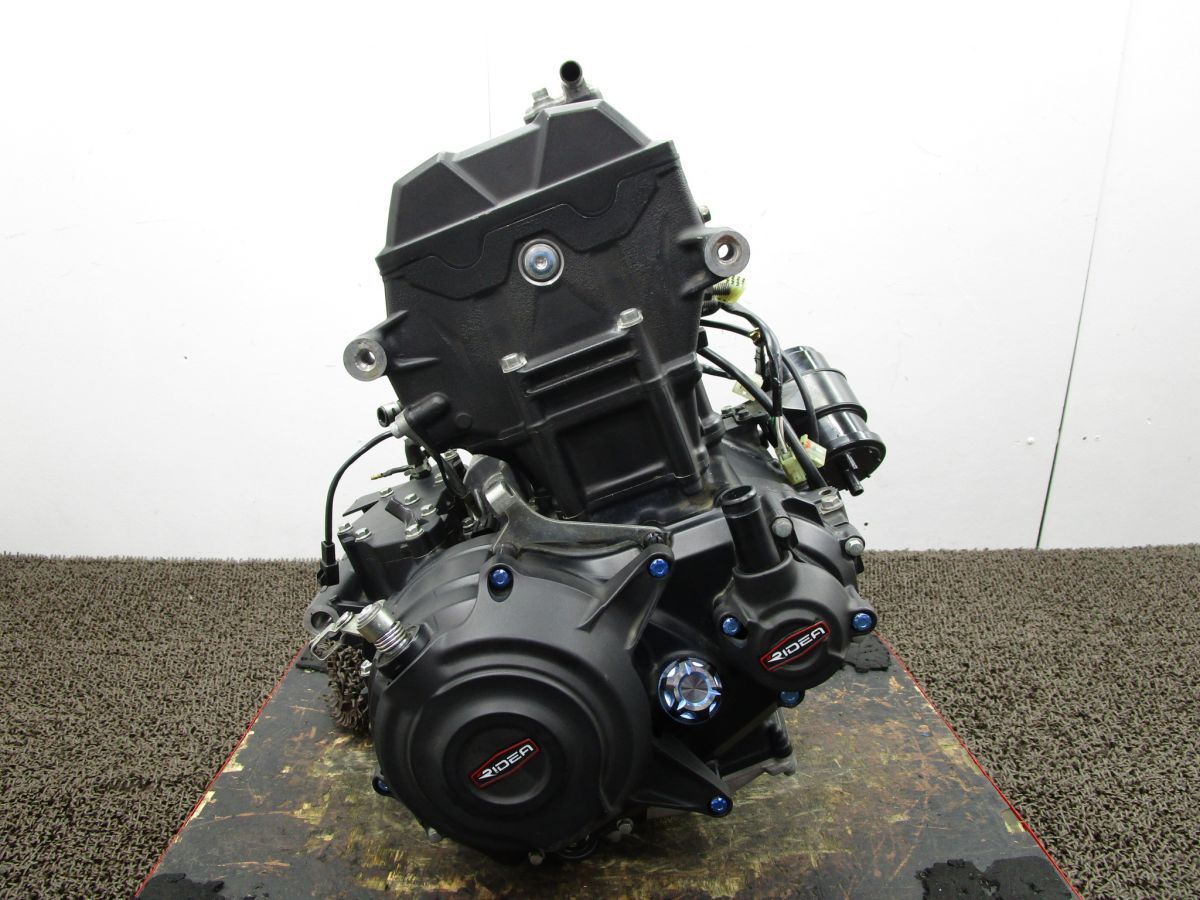 MT-25 エンジン 社外 RIDEA エンジンカバー X49！RG43J 始動確認済み OH素材に ヤマハ 【 G402E 】 動画有 インジェクション