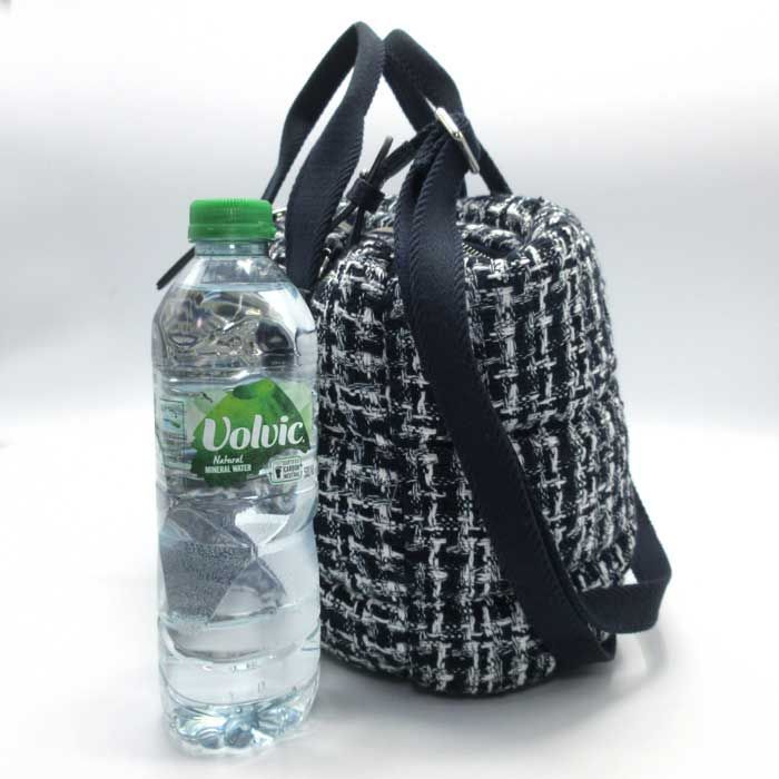 モンクレール トートバッグ MONCLER ツイード カラドック ダウン ミニ